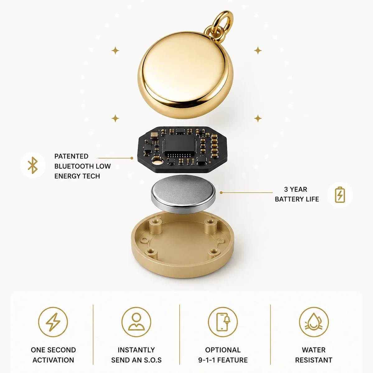 invisaWear Safety Charm