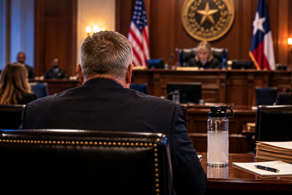 Courthouse Poisoning: A Guilty Verdict and a Sudden Death